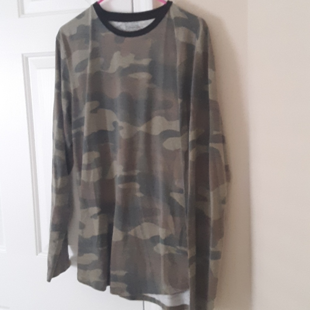 Long sleeved camo shirt
